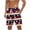 Multicolor#5, variant on VBTAPA Men's Hawaiian Beach Shorts Elastic Waist Drawstring Board Shorts Lightweight Summer Casual Shorts with Pockets Limited Time Sales Multicolor M