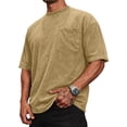 thumbnail image 2 of Mens Short Sleeve T Shirts Crew Neck Casual Summer Basic Shirt Lightweight Tee Tops with Pocket, 2 of 6