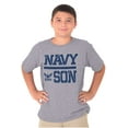 thumbnail image 5 of US Navy Son Military Anchor Logo Boys Kids T Shirt Tees Tops Teen Brisco Brands L, 5 of 6