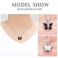 thumbnail image 5 of Butterfly Cremation Necklace for Ashes Memorial Keepsake for Beloved's Ashes Cremation Jewelry for Ashes Urn Pendants for Human Ashes Adult, 5 of 7