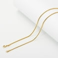 thumbnail image 6 of Punk Clavicle Snake Choker Necklace Chain 1.5mm Thin 14K Yellow Gold 35+5cm Neck Chains For Women Collar Jewelry, 6 of 8