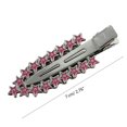 thumbnail image 3 of Eye Catching Metal Hairpin Unique Five Pointed Star Headdress Duckbill Clip for Girls Teen Exquisite Metal Hair Clip, 3 of 4