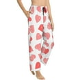 thumbnail image 2 of Haiem Pink Hearts1 Women's Pajama Pants Ultra Lightweight Pjs Bottoms Sleepwear Bottom Pants With Pocket Drawstring-Small, 2 of 9