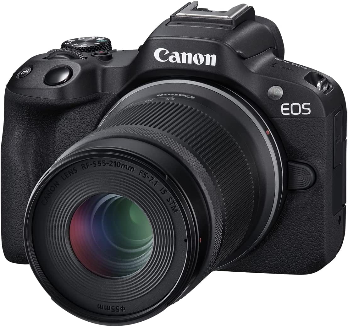 Canon EOS R50 Mirrorless Camera Body w/ 2 Lens Kit RF-S 18-45mm IS
