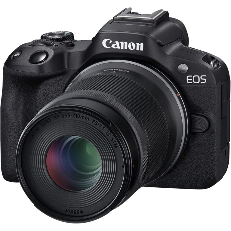 Canon EOS R50 Mirrorless Camera with 18-45mm & 55-210mm Zoom Lens