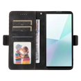 thumbnail image 5 of Embossed Rhombus Leather Case For Sony Xperia 10 VI, 5 of 5