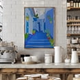 thumbnail image 2 of Blue city Framed Art Modern Wall Decor, 2 of 15