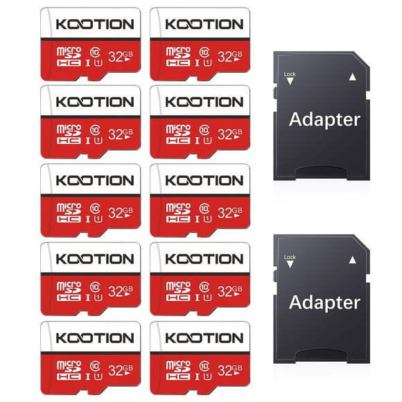 Tarjeta micro SD KOOTION 32 GB UHS-1 clase 10 con adaptador x10