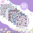 thumbnail image 5 of Encounter Quilting Fabric Charm Pack, 200 Pcs 5x5 inch Floral Print Cotton Squares for Sewing and Patchwork, 5 of 12