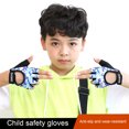 thumbnail image 3 of LJNYFDC Gants de Pêche 1 Paire Enfants Demi-Doigt Réglable Résistant à l'Usure Antidérapant Blessure à la Main Sports Extérieurs, 3 of 7