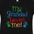 thumbnail image 4 of Inktastic My Grandad Loves Me Boys or Girls Toddler T-Shirt, 4 of 5