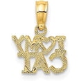 thumbnail image 3 of 14k Yellow Gold I HEART MY CAT Charm - 11mm, 3 of 6