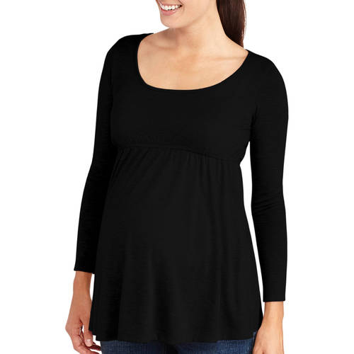Maternity Long Sleeve Babydoll Top 