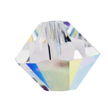 - Swarovski Crystal, #5328 Bicone Beads 2.5mm, 20 Pieces, Crystal AB
