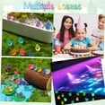 thumbnail image 3 of sixwipe 200 Pcs Luminous Mini Resin Ducks, 10 Colors Tiny Duck Glow in The Dark, Small Plastic Miniature Ducks Figures for Dollhouse Decor, Landscape Aquarium, Craft, Gifts Party Favors Toys, 3 of 7