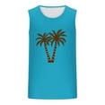thumbnail image 5 of cllios Men's Hawaiian Graphic Tank Tops Tropical Print Crewneck Sleeveless Vacation Shirt Undershirts Palm Tree Hawaii Beach Top Workout Tank Top for Men, 5 of 5