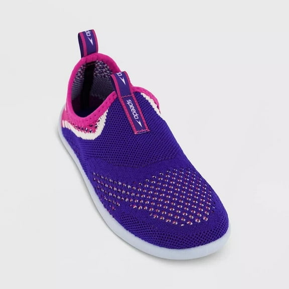 Speedo Unisex Kids Surf Strider Water Shoes, Comfortable & Breathable, Violet, M (2-3)
