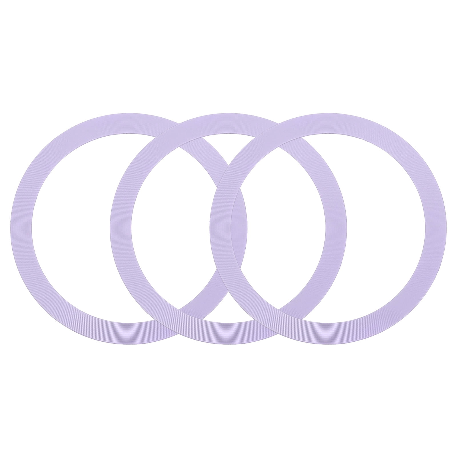 3Pcs Magnetic Adapter Ring, Magnetic Wireless Charger Conversion Kit, Purple