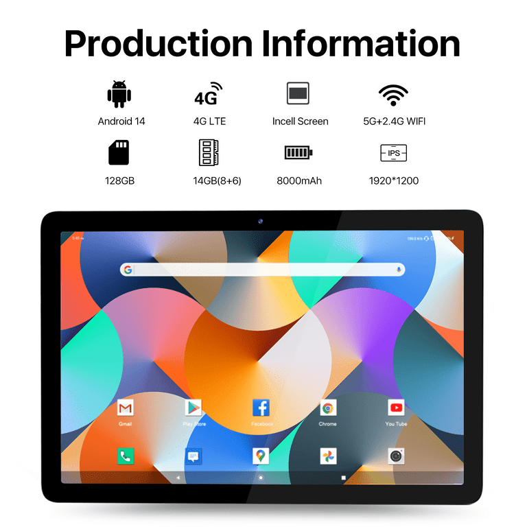新品 Android14 2024 タブレット 6GB＋128GB Amazon.co.jp: タブレット 10インチ 2024初登場 - Android 14