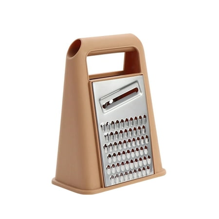 

dajkiuy Vegetable Chopper Food Processor Handheld Stainless Steel Cheese Grater with Handle Manual Box Grater for Kitchen - Dishwasher Safe Cheese Shredder for Carrot Potato Vegetables