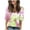 Hot Pink, variant on Raeneomay Oversized T Shirts for Women 2024 Fashion Tees Casual V-Neck Loose Cute T Shirt 1/2 Sleeve Ladies Top