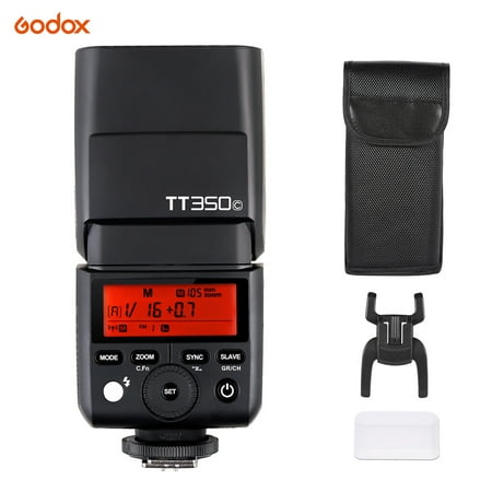 Godox Thinklite TT350C Mini 2.4G Wireless TTL Camera Flash Master & Slave Speedlite 1/8000s HSS for Canon 5D MarkIII 80D 7D 760D 60D 600D 30D 100D 1100D Digital X (Best Speedlite For Canon 7d)