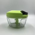 thumbnail image 1 of Pull Chop Chopper/procesador de alimentos manual con mecanismo de cable, verde brillar Electrónica, 1 of 3