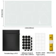 thumbnail image 5 of Blackout Blinds 59" x 118", DIY Blackout Blinds Curtain for Window, Bedroom No Drill Portable Blackout Shades Film, Cut to Any Size, Nursery Black Out Blinds for Baby Travel Temporary, 5 of 9