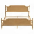 thumbnail image 2 of Rustic Rattan & Durable Pine: French Provincial Bed for a Restful Sleep, 2 of 10