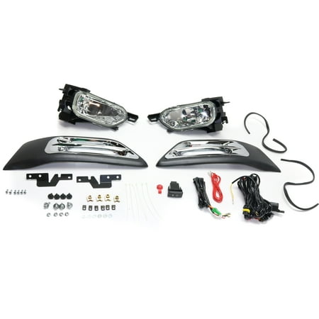 Replacement STYHD0204FL1 Fog Light Compatible with 2002-2004 Honda CR-V Front, Left Driver and Right Passenger With bulb(s)