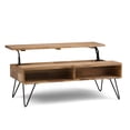 thumbnail image 2 of Hunter Table Basse à Plateau Relevable en Mangue Solide 48 Pouces L et 22 Pouces L 2 Tables d'Appoint en Naturel, 2 of 8