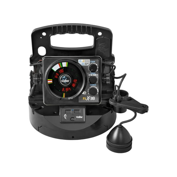 Vexilar FLX-38 BB Pro Pack ELITE w/ Broad Band Ice-Ducer, Lithium Battery, Black, Regular