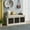 White-Wood, variant on Wulawindy Rustic Storage Bench with 3 Removable Classic Rattan Basket , Entryway Bench with Removable Cushion