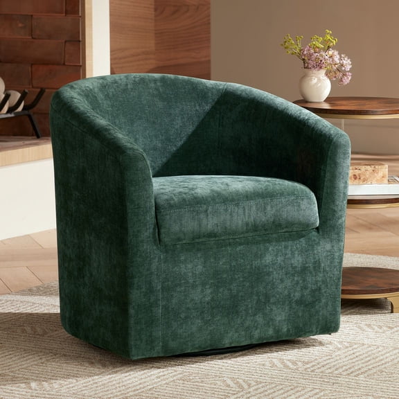 Picket House Furnishings Tora Swivel Chair in Robin Emerald (TYN997)