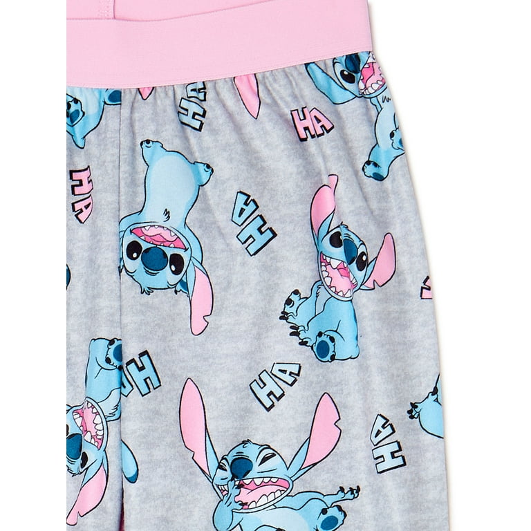 Disney Stitch Girls Pyjamas Set for Kids Teenagers T-Shirt Long Bottoms  Nightwear 4-14 Years Lounge Wear Stitch Gifts