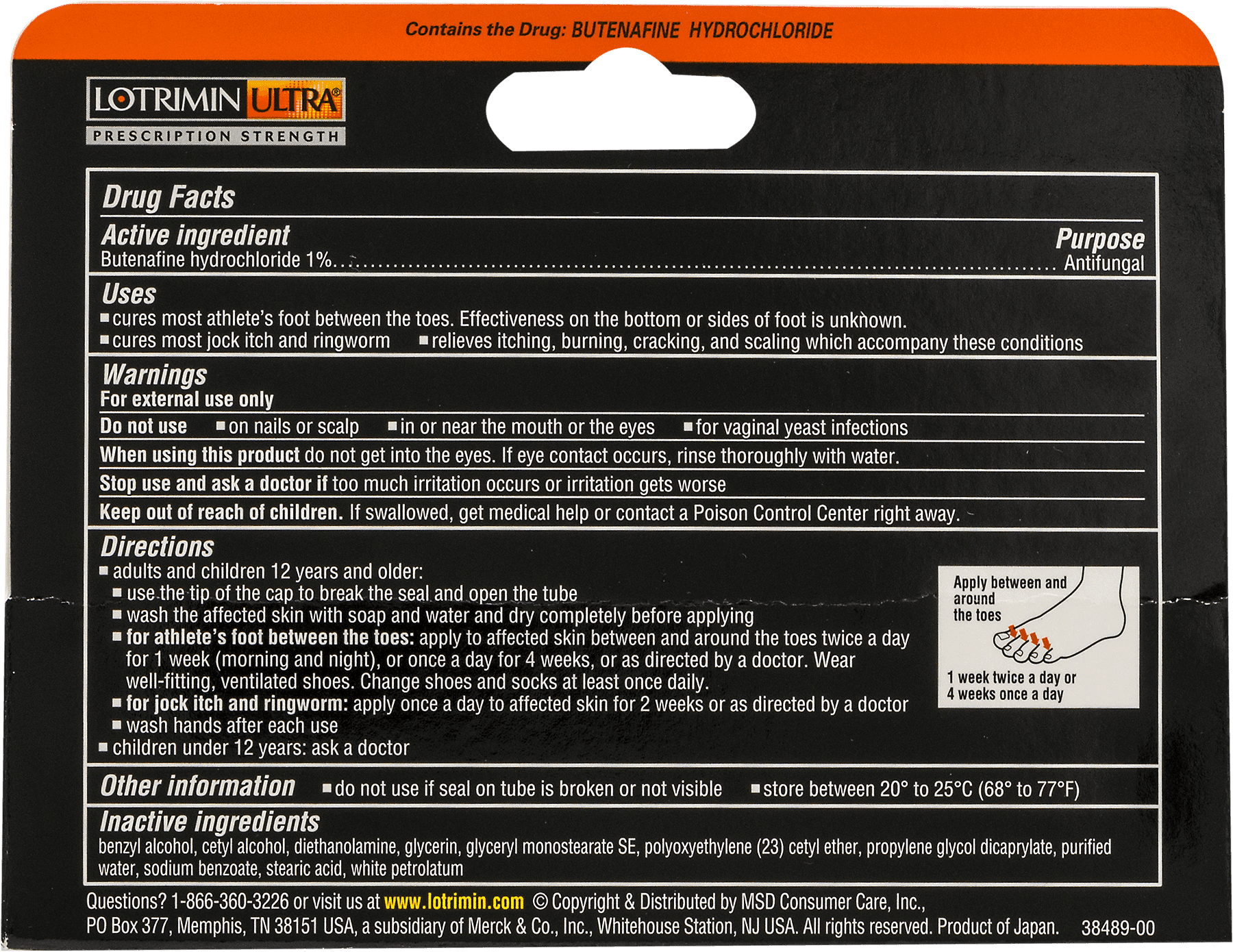 Lotrimin Ultra Antifungal Cream 1 oz