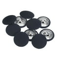 thumbnail image 1 of Unique Bargains 10pcs 40L Fabric Cloth Covered Button 25mm Round Metal Shank Sewing Buttons for Suits Dress Blouses, Deep Blue, 1 of 5