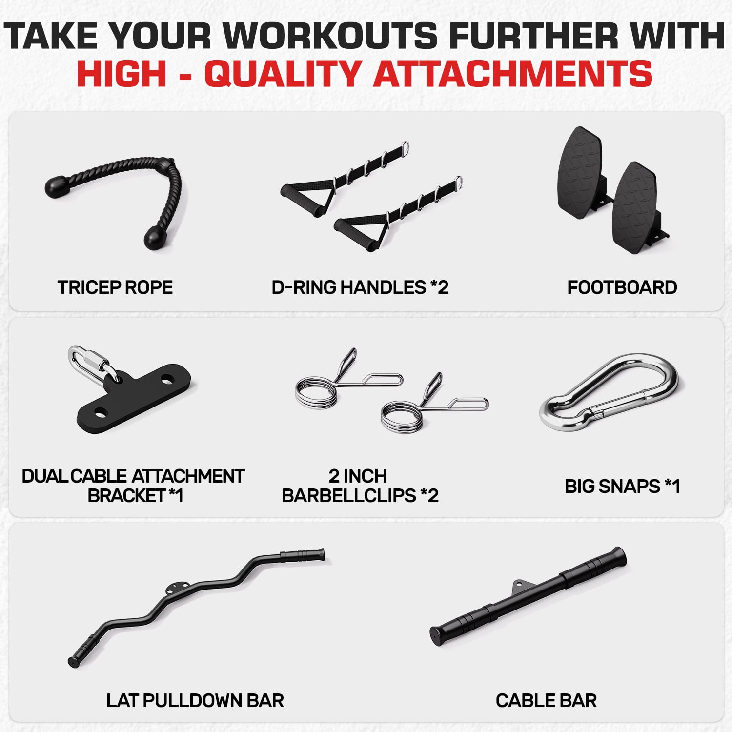 Mitonos Cable Crossover Machine, Lat Pull Down Machine with 18 Positions Dual Pulley System,  Wall Mount LAT Pull Down Machine  for Home Gym Fitness
