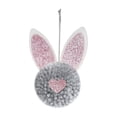 thumbnail image 3 of Anhility Easter Tree Ornaments Bunny Ear Hanging Decorations Plush Bunny Rabbit Ears Spring Hanging Decoration for Easter Party Favors Supplies Home, Pink, 3 of 5