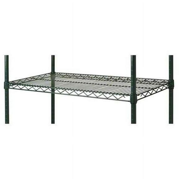 Focus Foodservice FF3648GN 36 in. x 48 in. green epoxy coated wire shelf