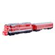 thumbnail image 2 of Juguete de Simulación 1:87, Molde de Tren, Juguete Educativo Decorativo, Regalo, Molde de Tren Ferroviario, Juguete para Adultos, Coleccionistas Y Niñ Rojo, 2 of 10