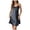 a-Black10121, variant on VNKIDY Womens Solid Color Satin Spaghetti Strap Nightgown V Neck Slip Dress With Flared Hem Comfortable Sleepwear For Daily Loungewear White M