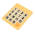 thumbnail image 2 of BELOVING 15 Number Puzzle, Toy, Math Game, Portable Digital Puzzle, Brain Teasers, Yellow, 2 of 7