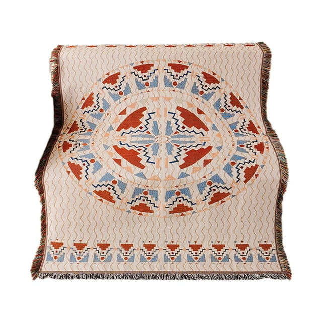 Manta Bohemia Con Flecos Strade Fareast Limited 90 cm x 180 cm