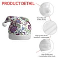 thumbnail image 6 of Cauagu Fairy Flower for Adult Christmas Hat,1-Pack Xmas Holiday Hat Santa Hat for Women & Men Festive Headwear Accessories Fit for Christmas/New Year/Party, 6 of 6