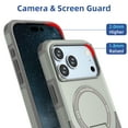 thumbnail image 4 of ELEHOLD for iPhone 17 Pro Rugged Case,Hybrid Hard PC Silicone Magnetic Rugged Stand Cover Compatible with Mag Safe Accessories Heavy Duty Shockproof Protective Phone Case,Grey, 4 of 6