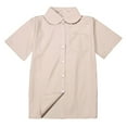 thumbnail image 1 of MYG Chemise Blanche Uniforme JK à Manches Courtes Col Rond pour Étudiantes Été Japon, 1 of 9