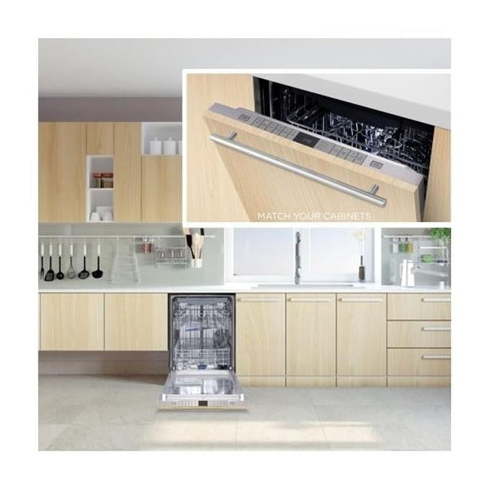 Pemberly Row 24 in. Stainless Steel Top Control Dishwasher Panel Ready