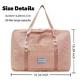 thumbnail image 6 of 20L Travel Duffle Bag with Luggage Handle Sleeve - Water-Resistant for Airport & Getaways, Pink., 6 of 10