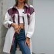 thumbnail image 1 of Pntutb - Chaqueta informal holgada de forro polar con solapa y botones para mujer Pntutb Pntutb-7244, 1 of 6